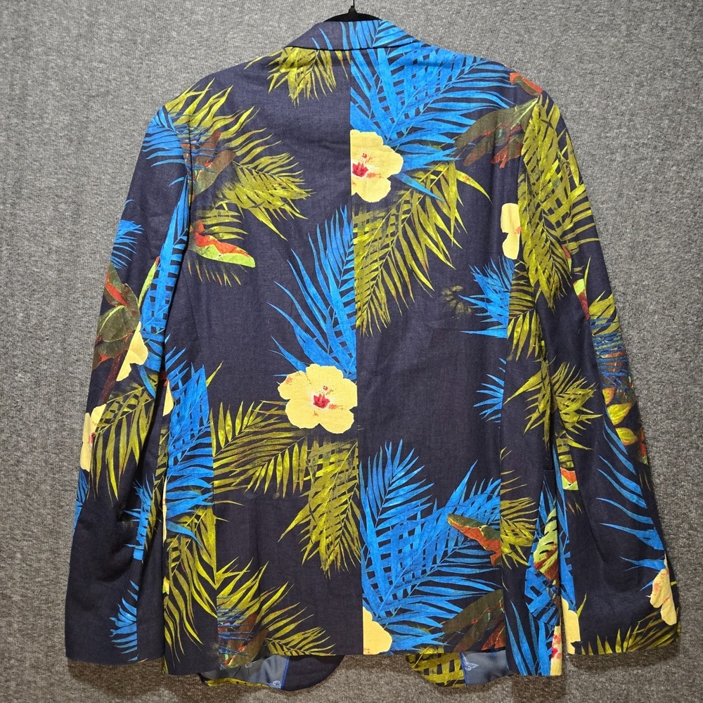 PAISLEY & GRAY Men's Floral Linen Blend Slim Fit Sports Jacket Size 42R - Picture 12 of 12